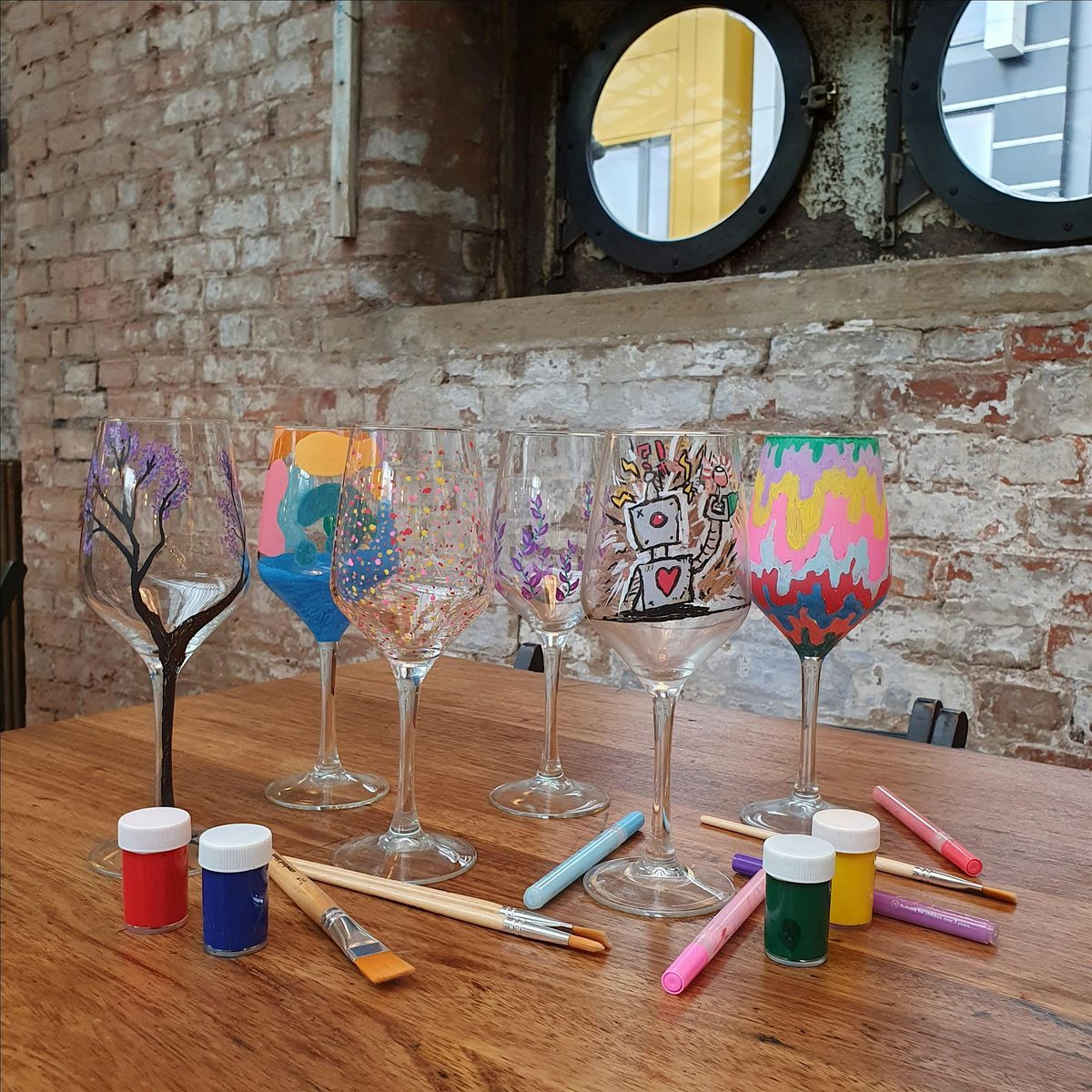 Summer Sip and Paint - Wine Glass Painting and Sangria Evening
