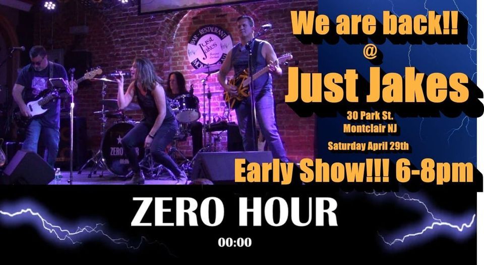 Zero Hour Returns to Just Jakes, Just Jake's, Montclair, 29 April 2023