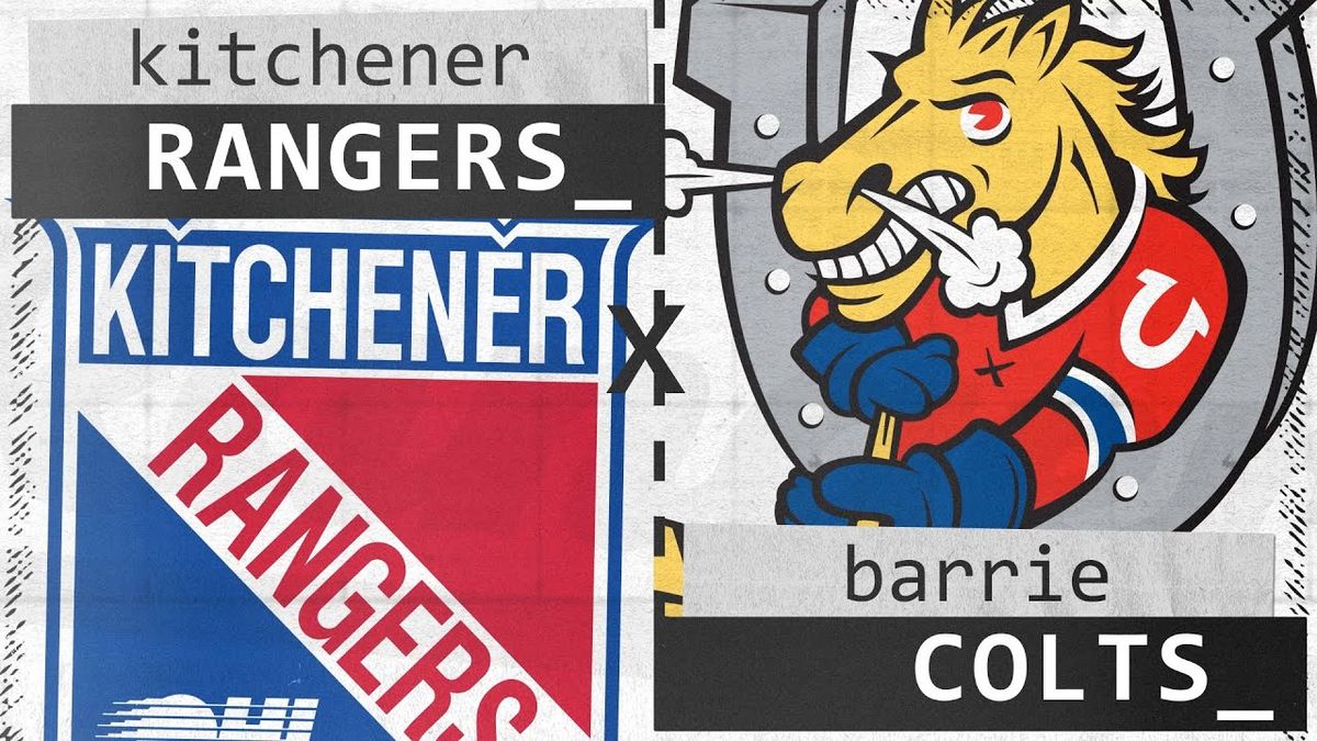 Parking Kitchener Rangers at Barrie Colts