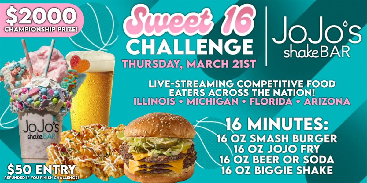 JoJos ShakeBAR Napervilles Sweet 16 Challenge !, JoJo's Shake Bar