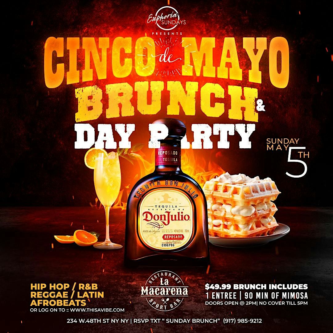 Cinco De Mayo Sunday brunch and day party #nyc #brunch #cincodemayo