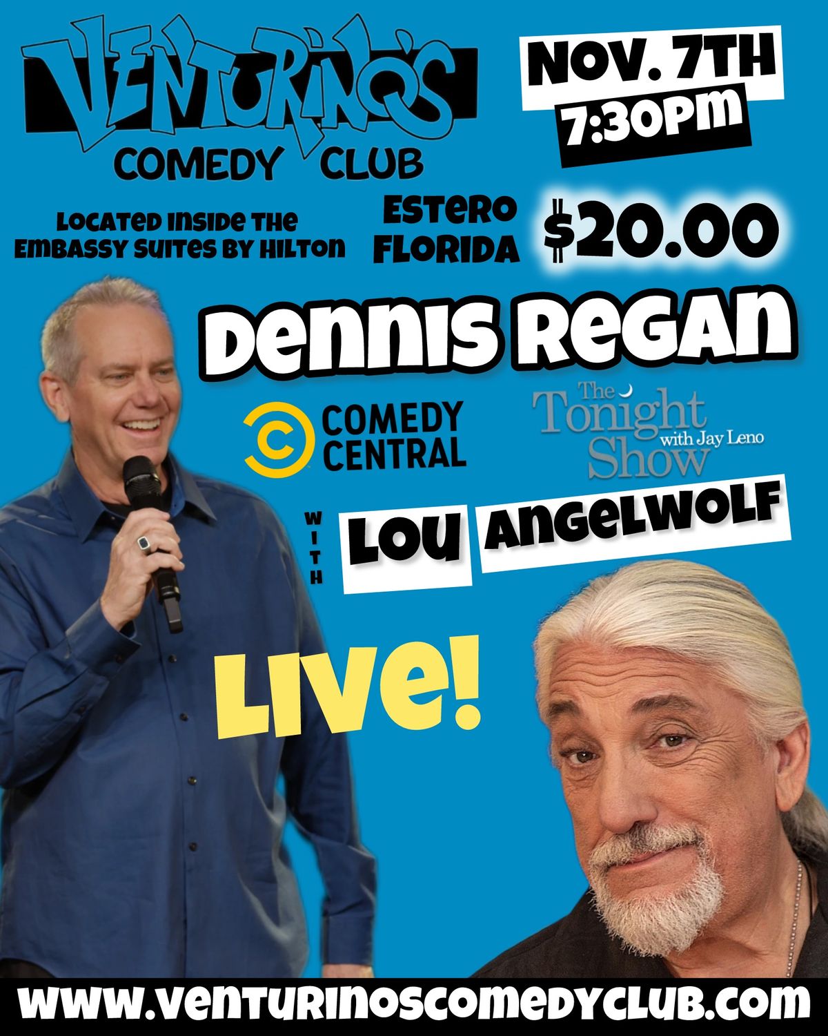 Dennis Regan with Lou Angelwolf