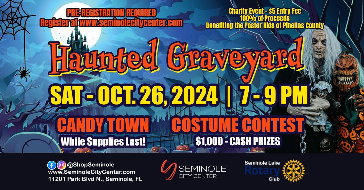 Seminole Lake Weekly Club Meeting-Prep for Haunted Graveyard