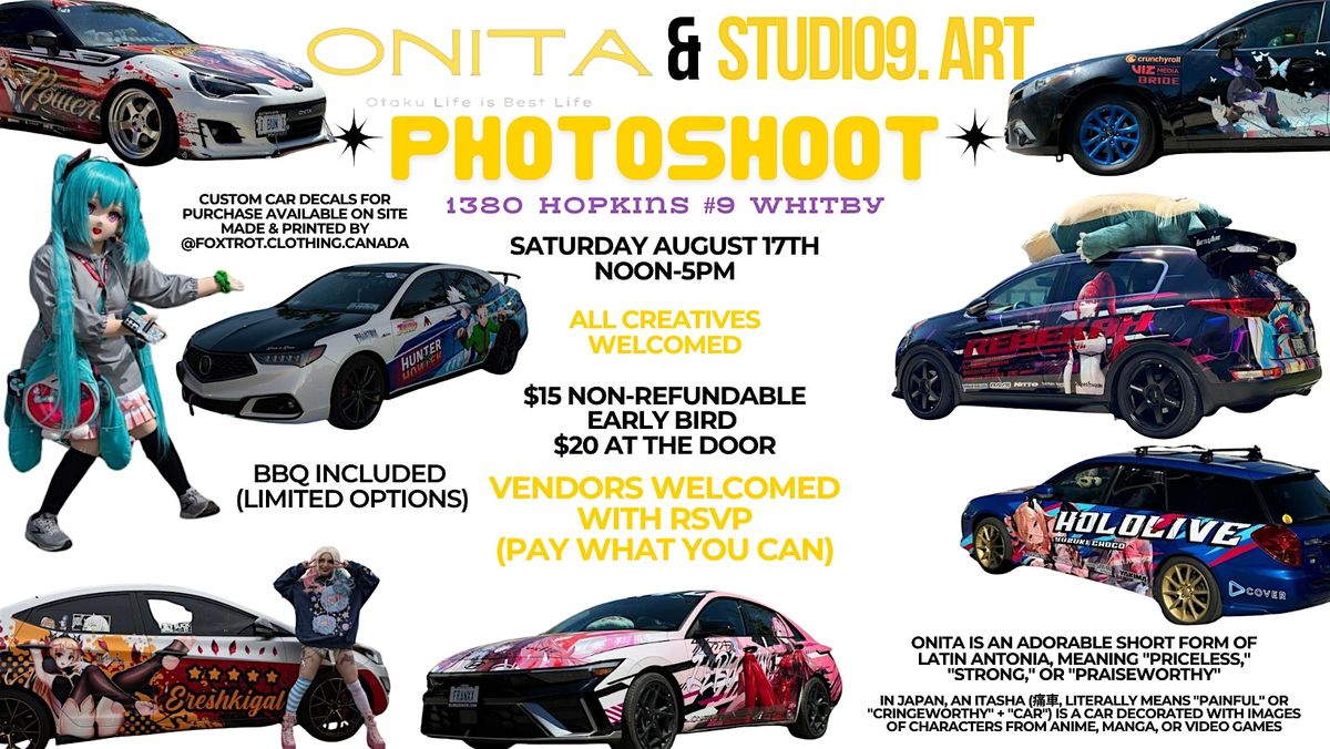 Onita Car Photoshoot at Studio9.art