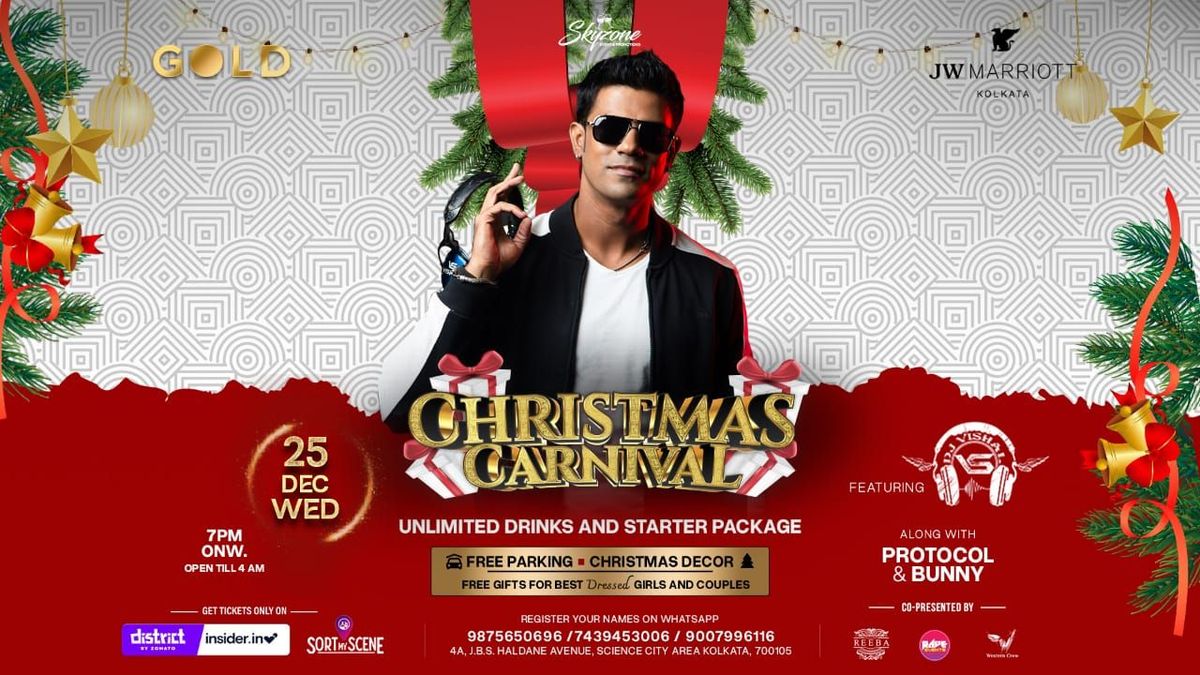 Christmas Carnival - BIGGEST CHRISTMAS PARTY OF THE YEAR at GOLD - JW MARRIOTT 