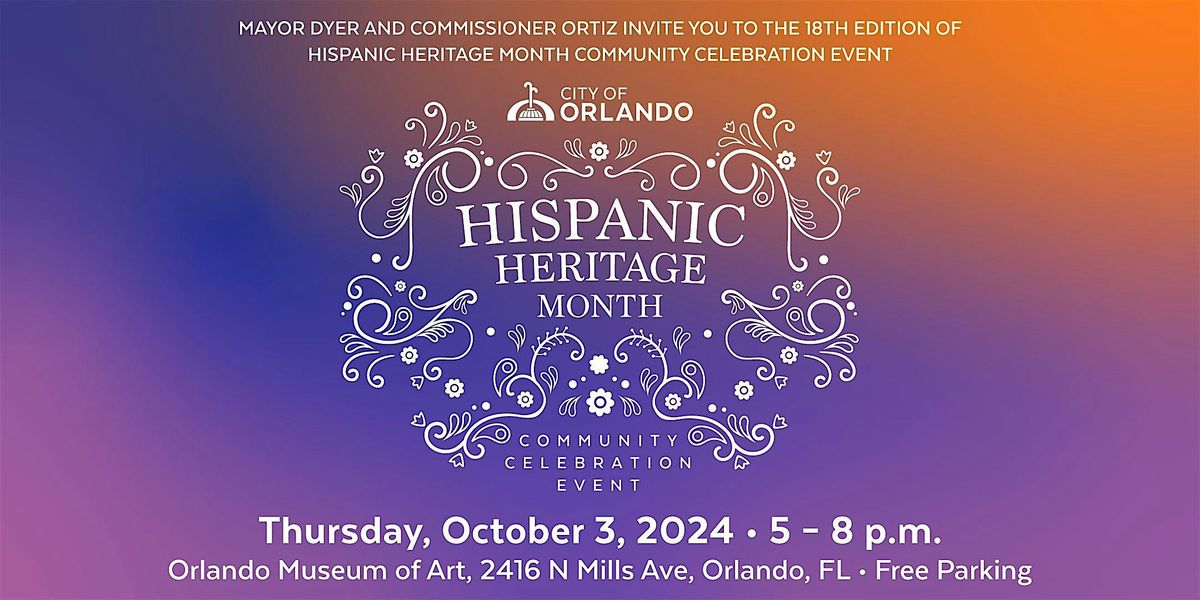 City of Orlando Hispanic Heritage Month Community Celebration