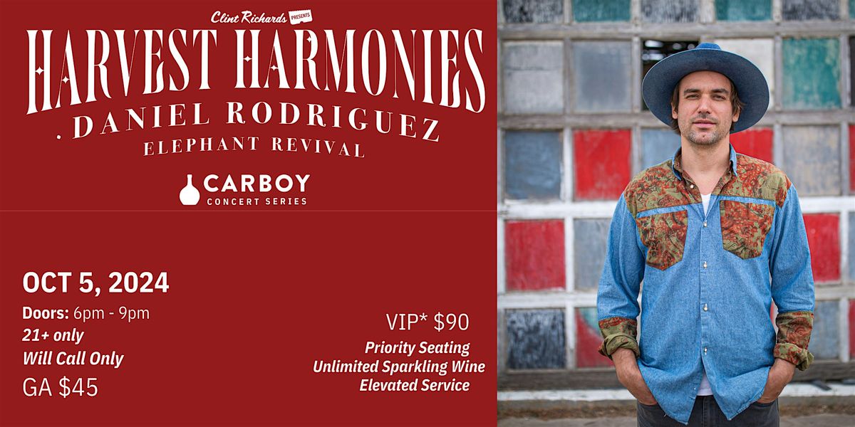 Carboy Concert Series - Harvest Harmonies Event