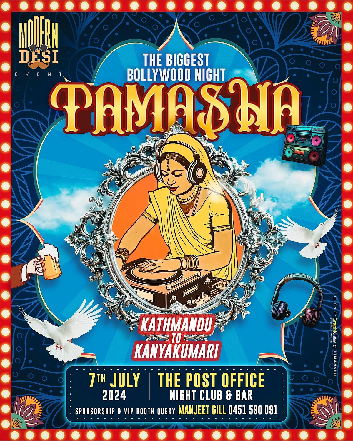 Tamasha Bollywood night in sunshine coast