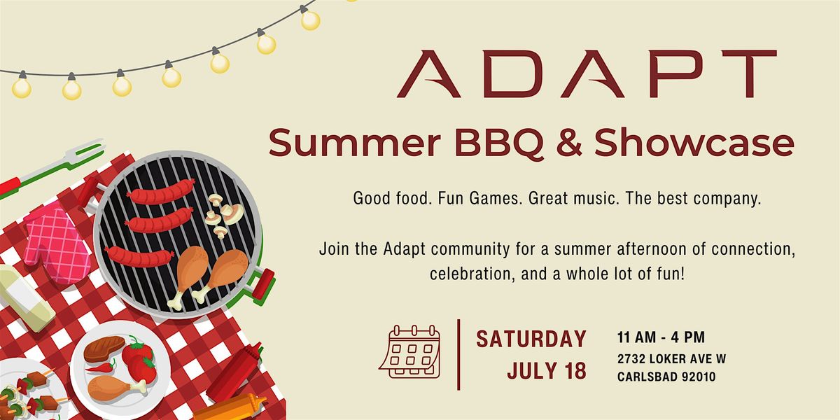 Adapt Summer BBQ and Showcase