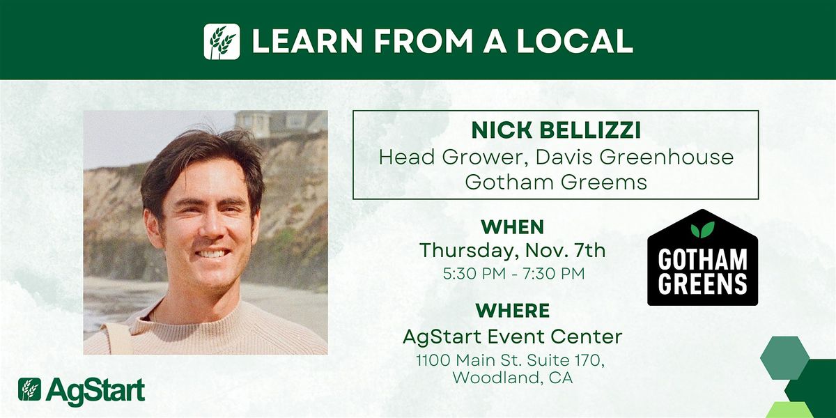 Learn from a Local:  Nick Bellizzi, Head Grower, Gotham Greens