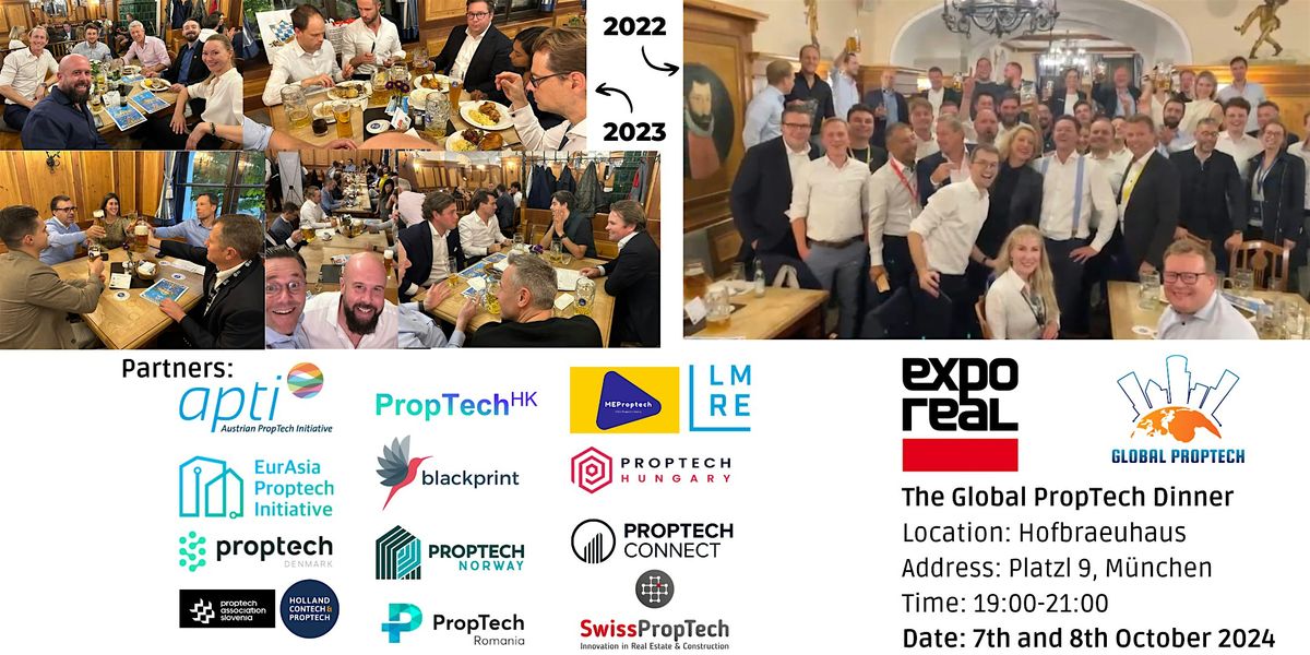 The Global PropTech Dinner 8th October 2024