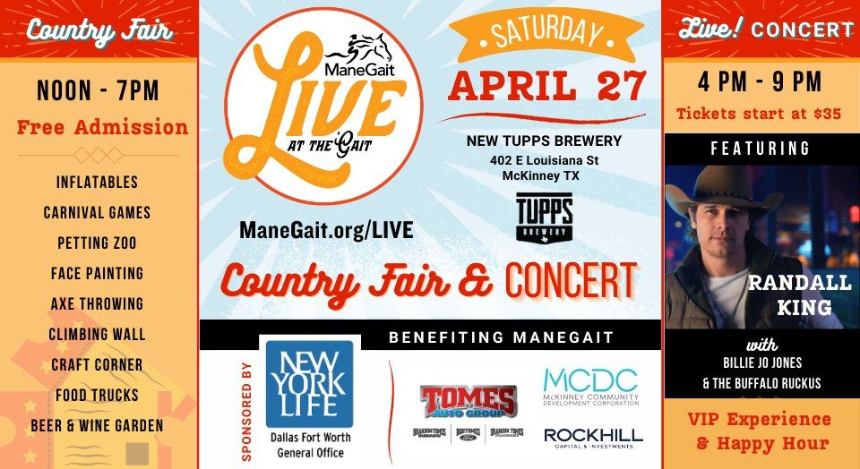 ManeGait LIVE! - Country Fair and Concert