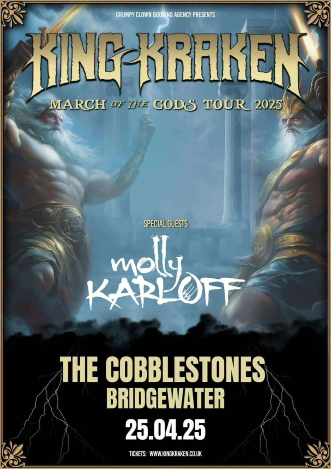 King Kraken - March of the Gods Album Tour - Bridgwater.