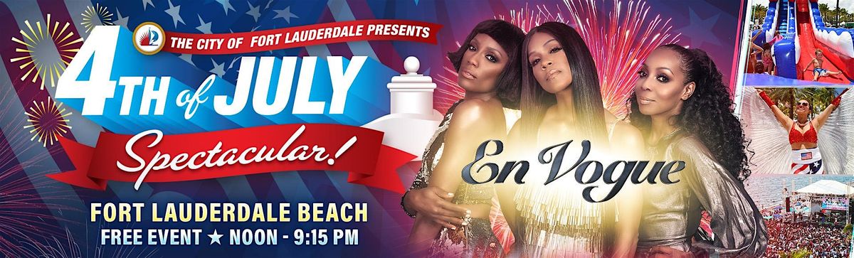 Celebrate America's Independence Day at the City of Fort Lauderdale's Free