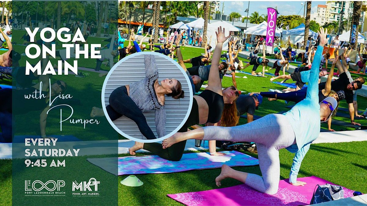 Free Yoga on the Main & Mkt @ Las Olas Oceanside Park on Lauderdale Beach