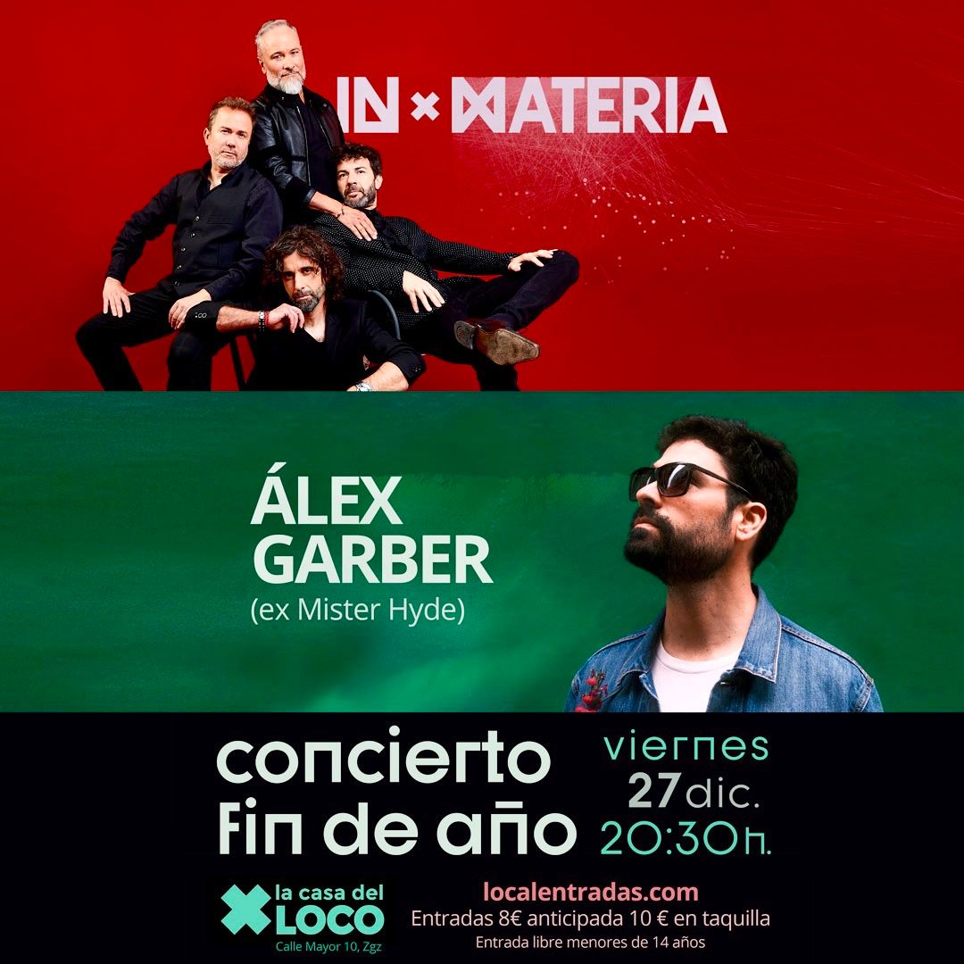 In Materia + \u00c1lex Garber EN DIRECTO