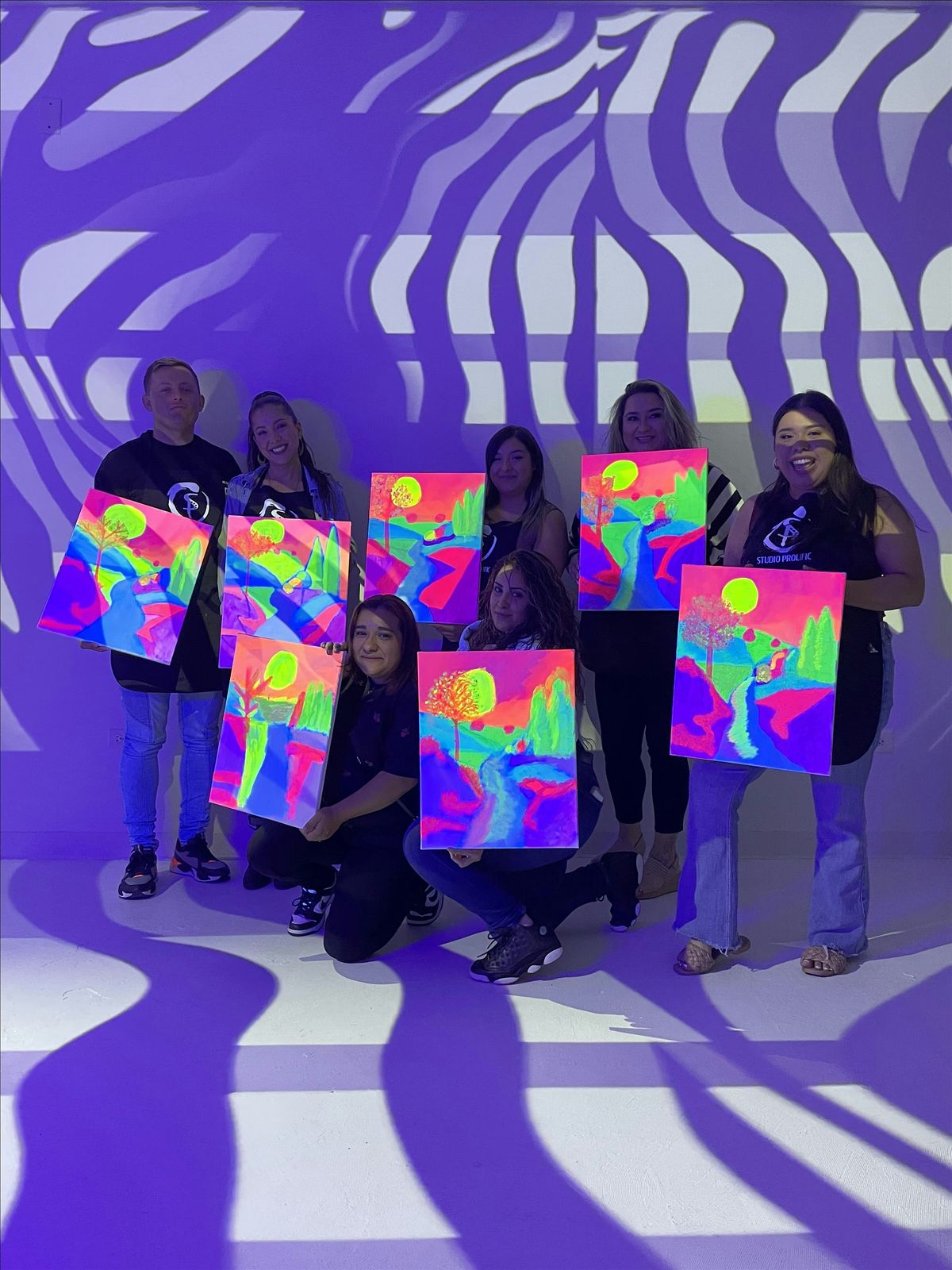 Glow & Create! - Black Light Immersive Paint Party Experience