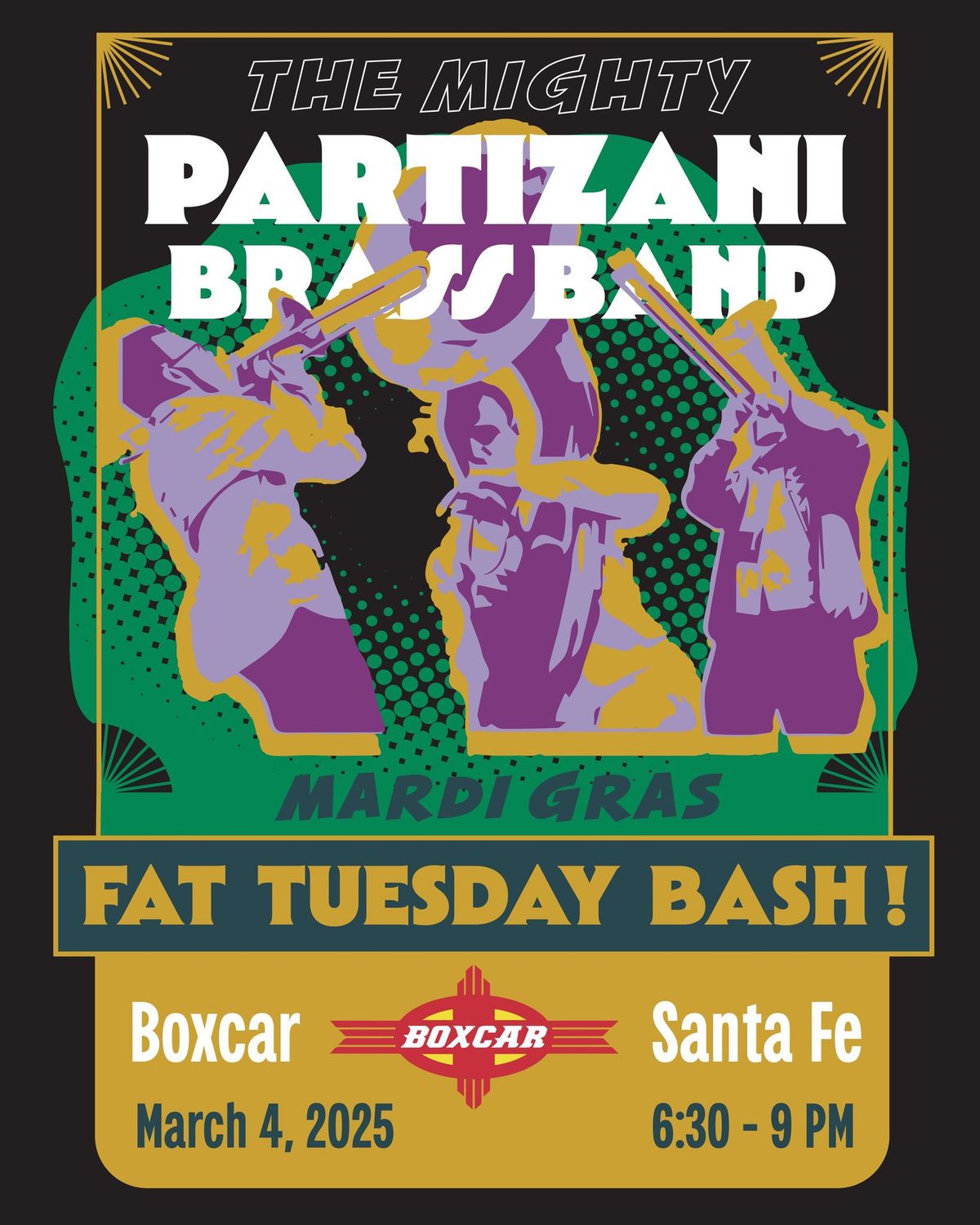 Boxcar Live Presents Partizani Brass Band FatTuesday