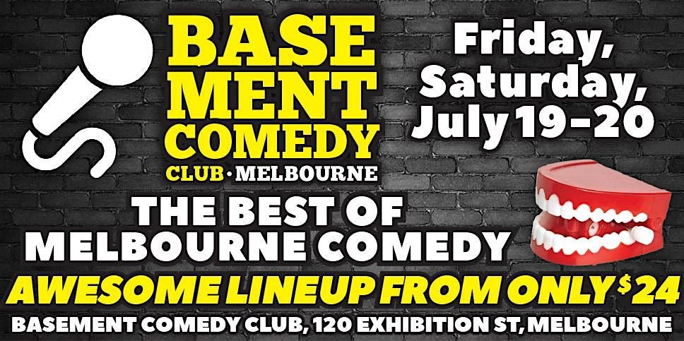 Basement Comedy Club: Friday\/Saturday, July 19\/20, 8pm