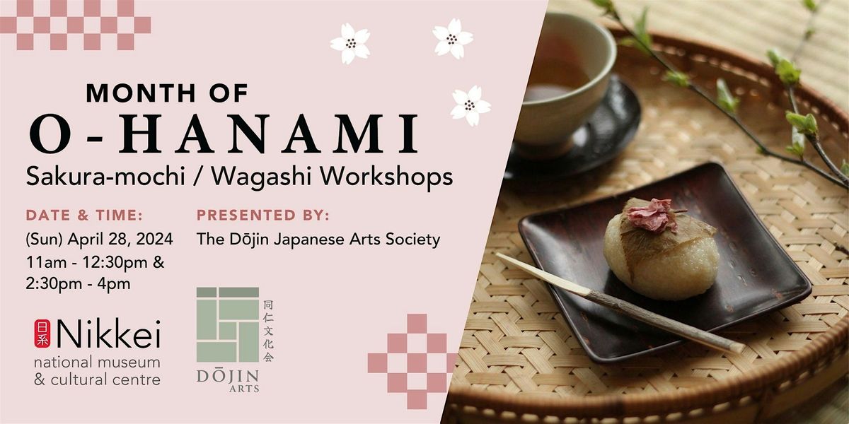 Sakura-mochi \/ Wagashi Workshops - Month of O-Hanami