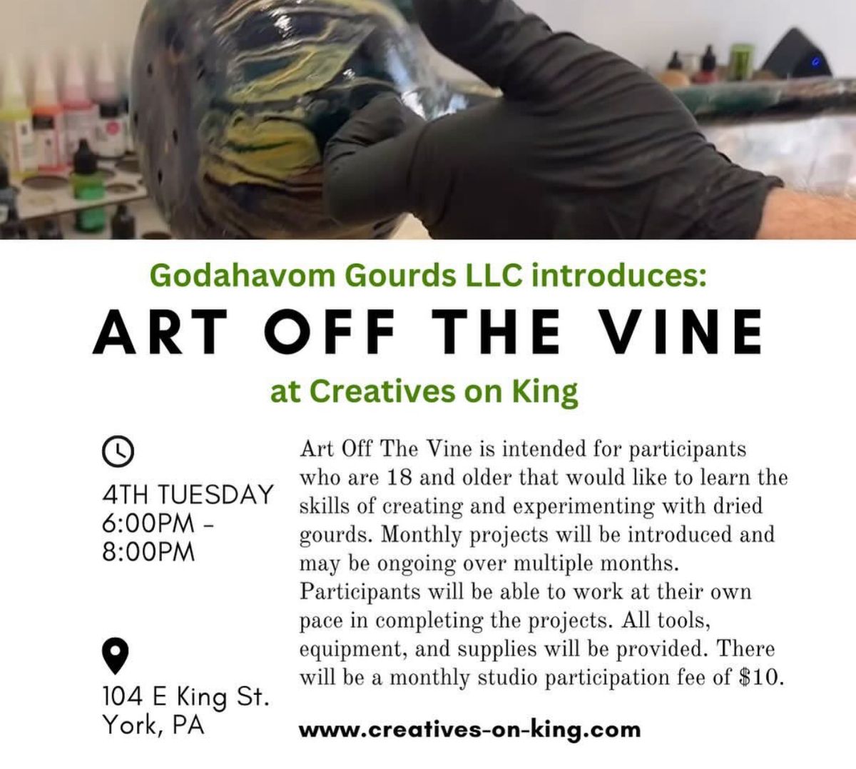 Art Off The Vine with Godahavom Gourds 