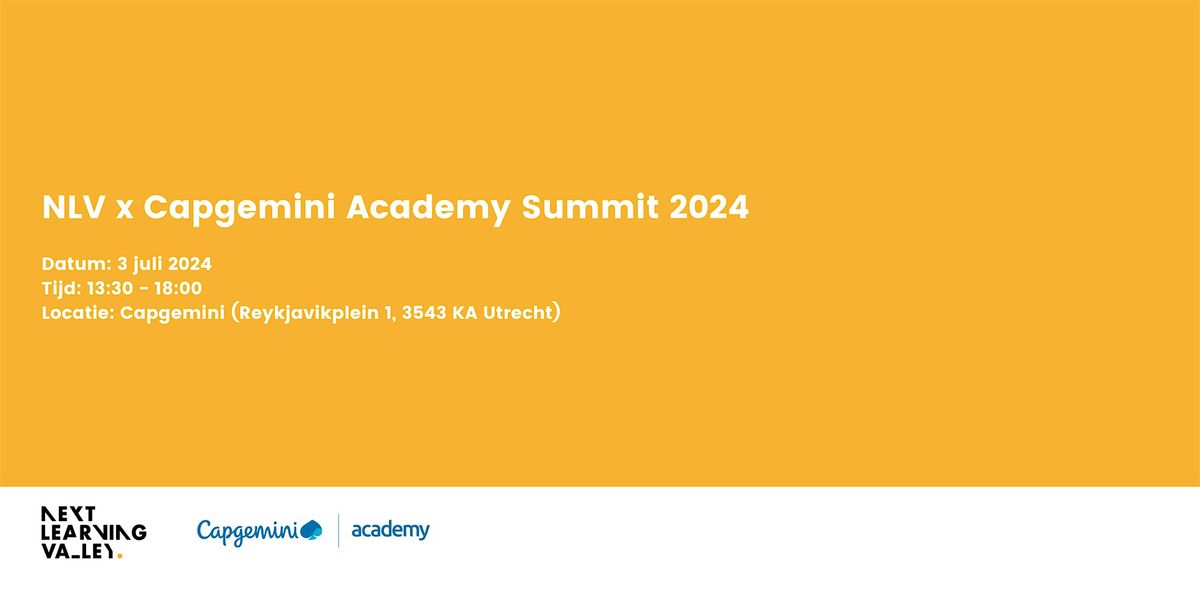 NLV x Capgemini Academy Summit 2024