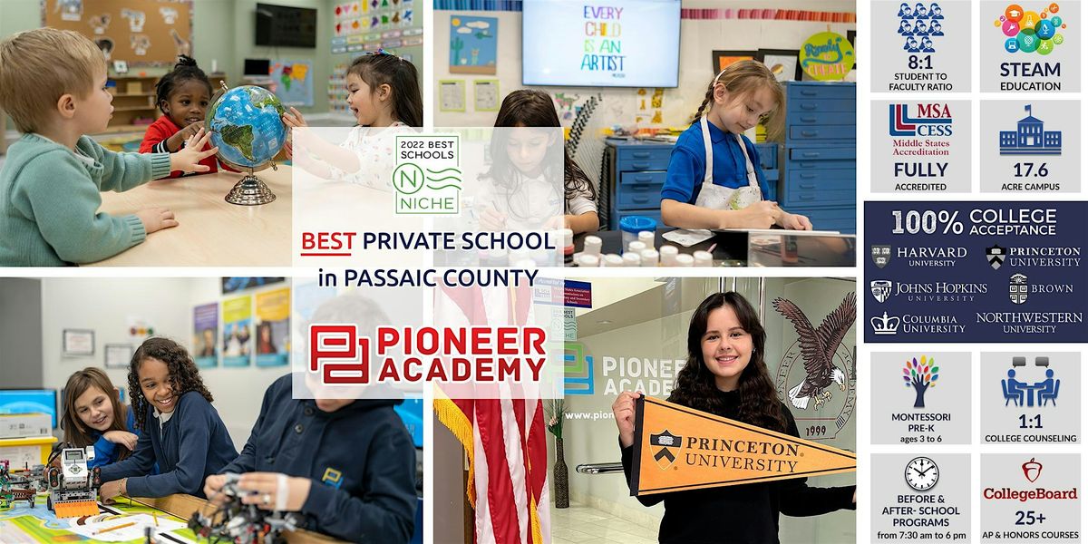 Pioneer Academy Open House  Grades PreK-12 Nov 16, 2024