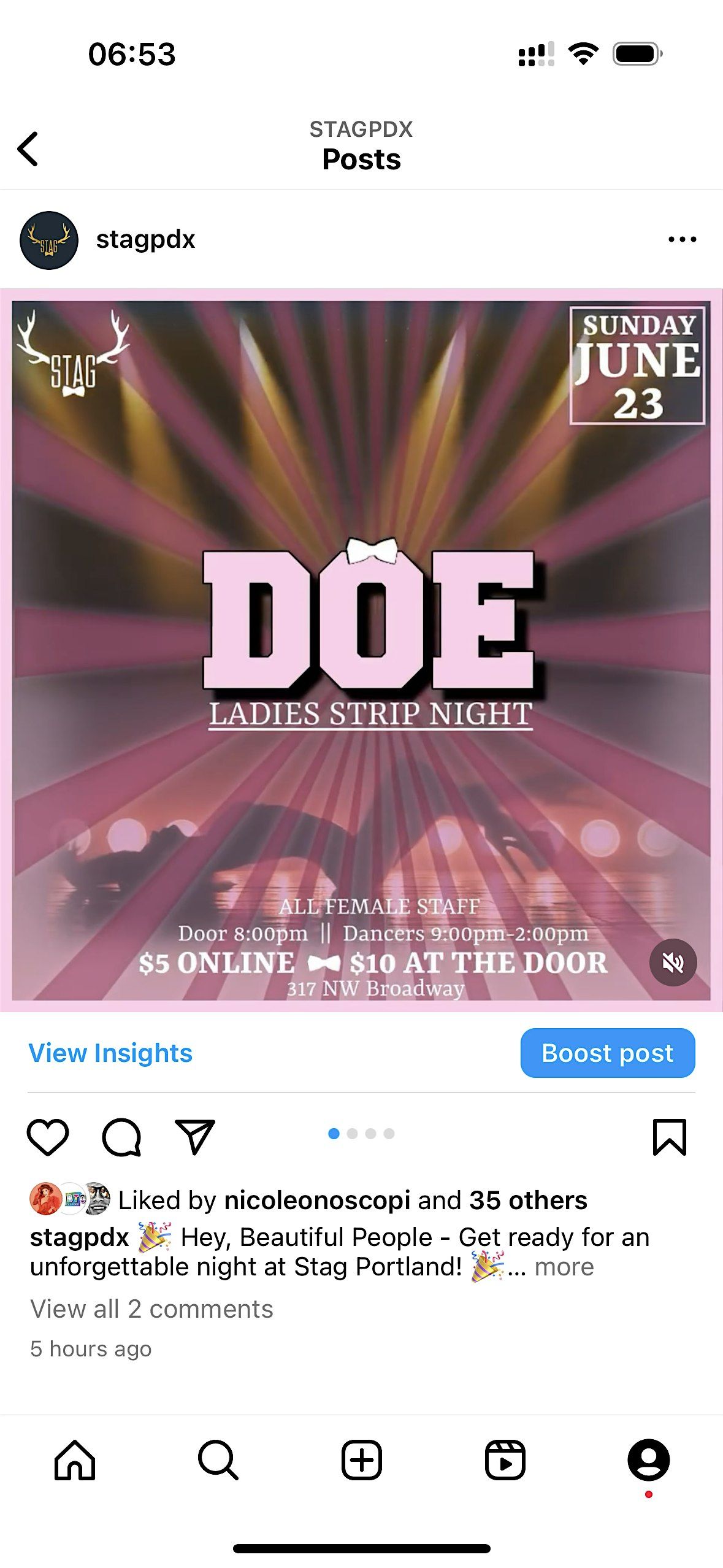 Doe Night - Ladies Night