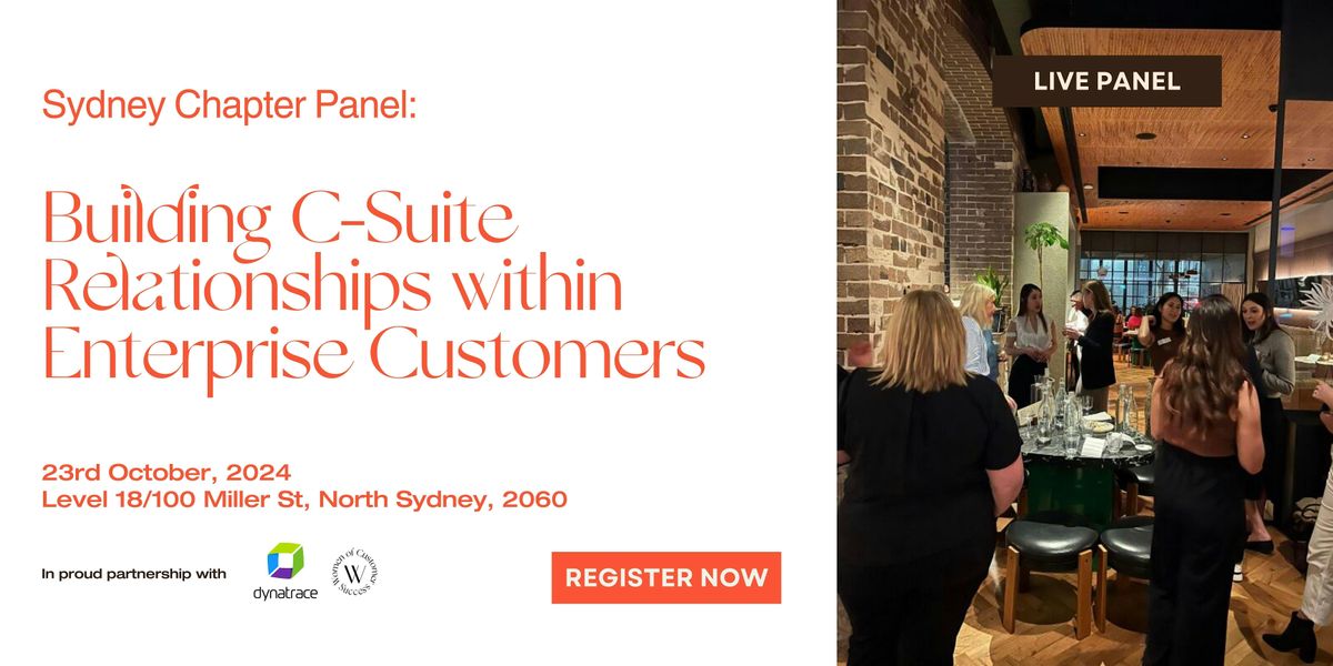 Women of Customer Success, Sydney Panel Event