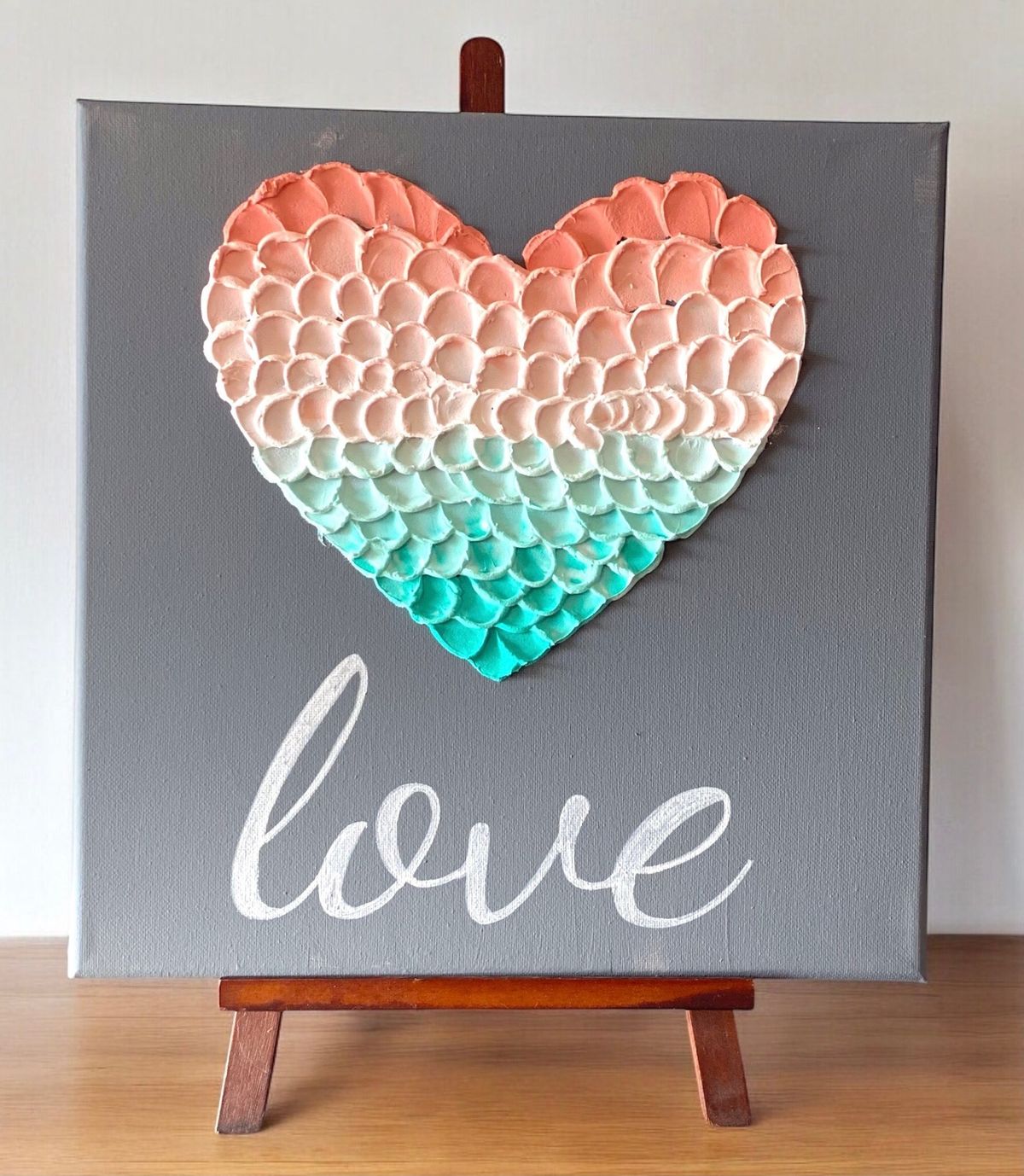 Textured Heart Painting Class $35 1-21-25 6:00-8:00