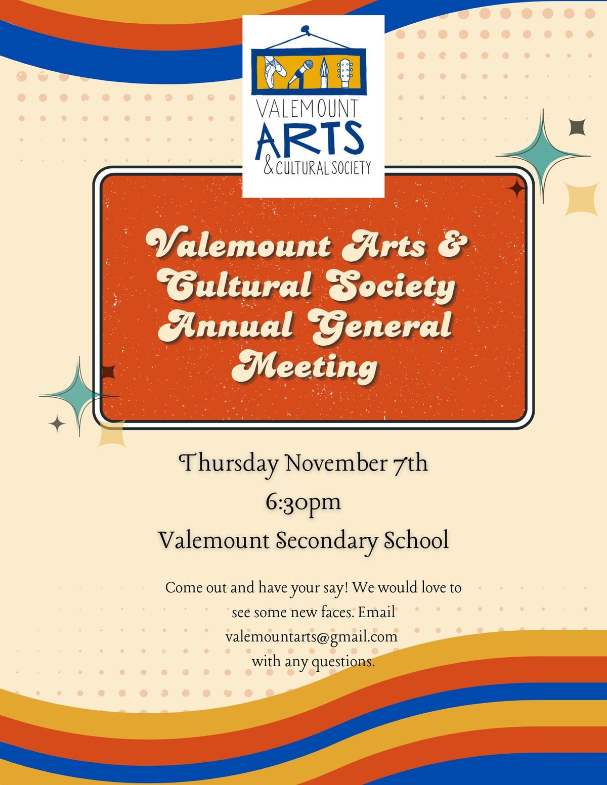 Valemount Arts & Cultural Society AGM