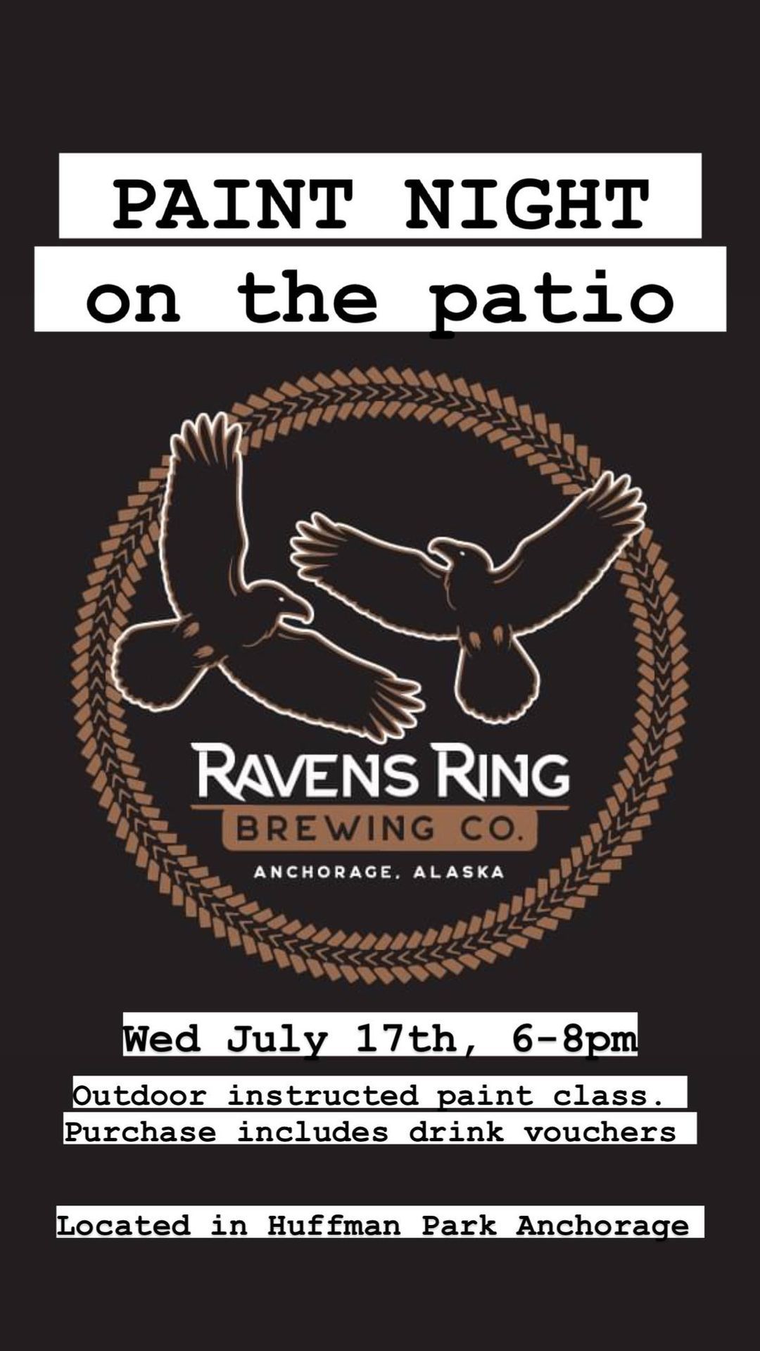 Ravens Ring Paint Night July 17th