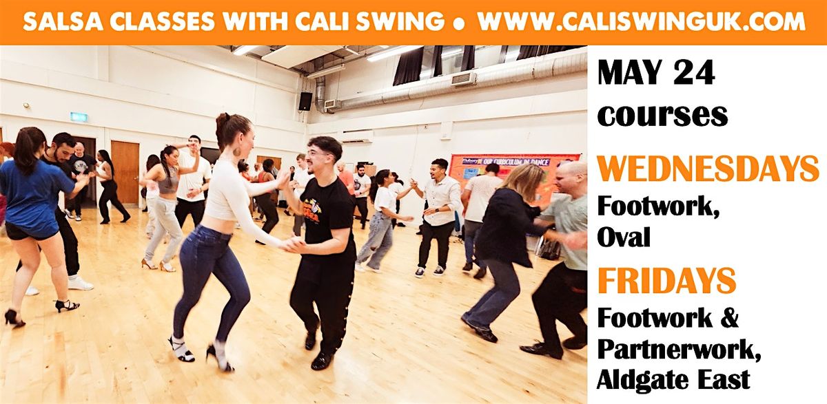 May Salsa Courses with Cali Swing
