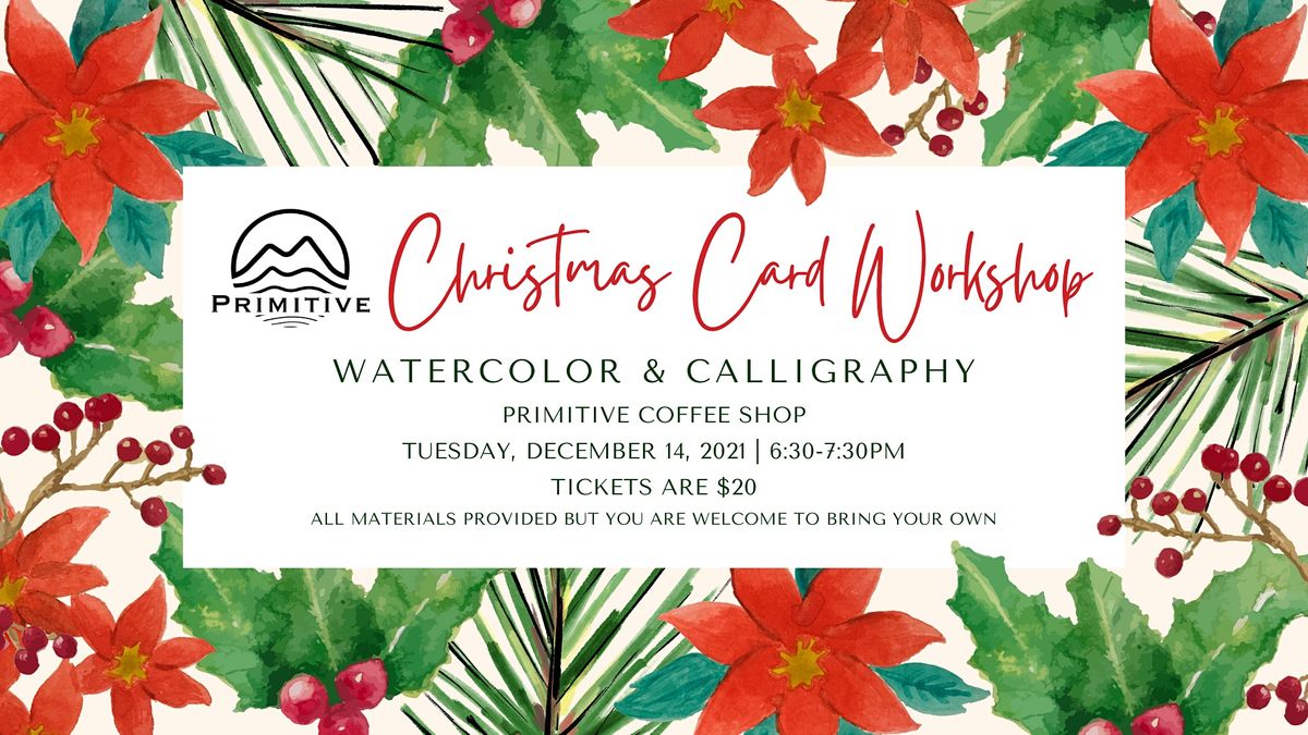 Primitive Christmas Card Workshop