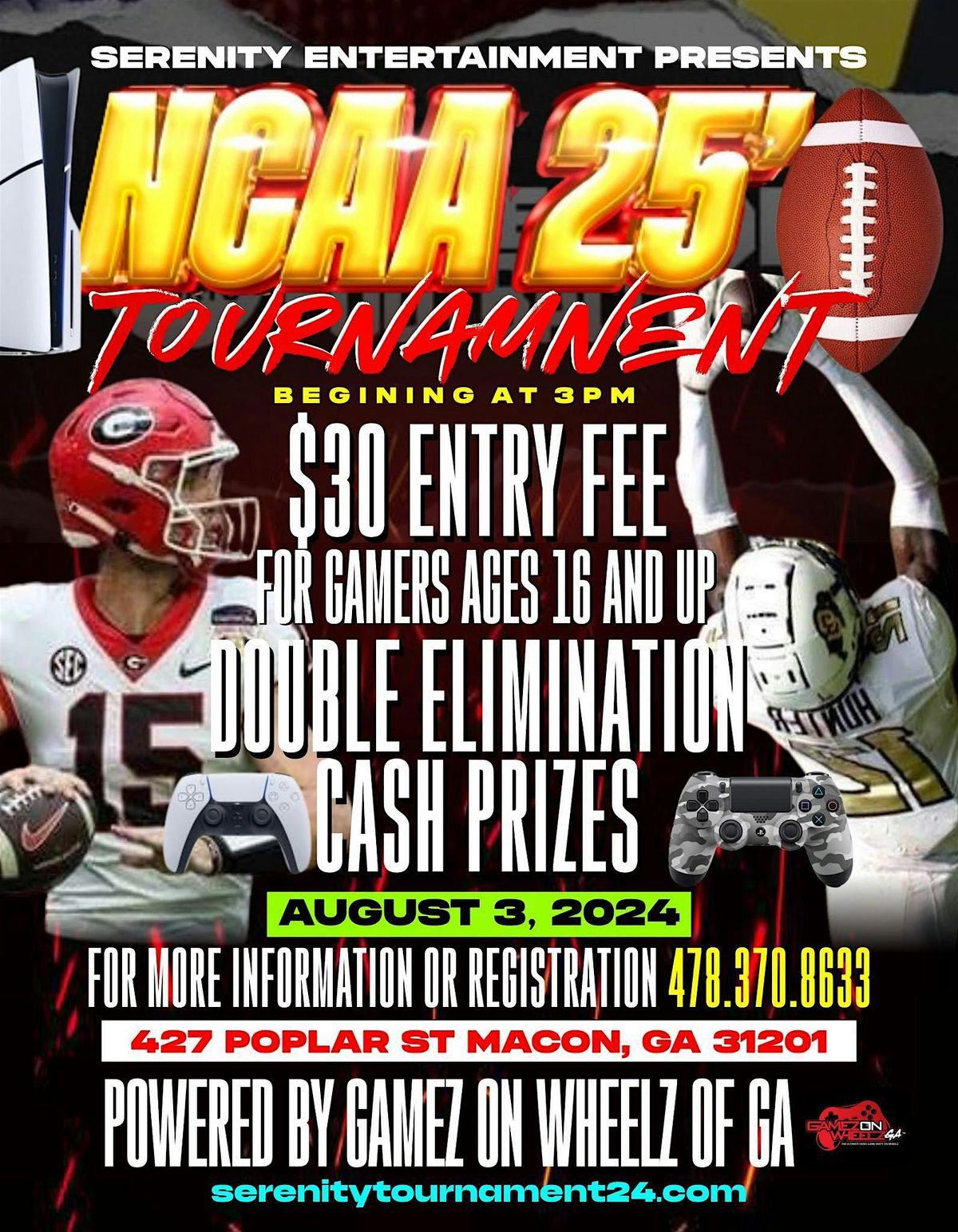 NCAA 25\u2019 Video Game Tournament