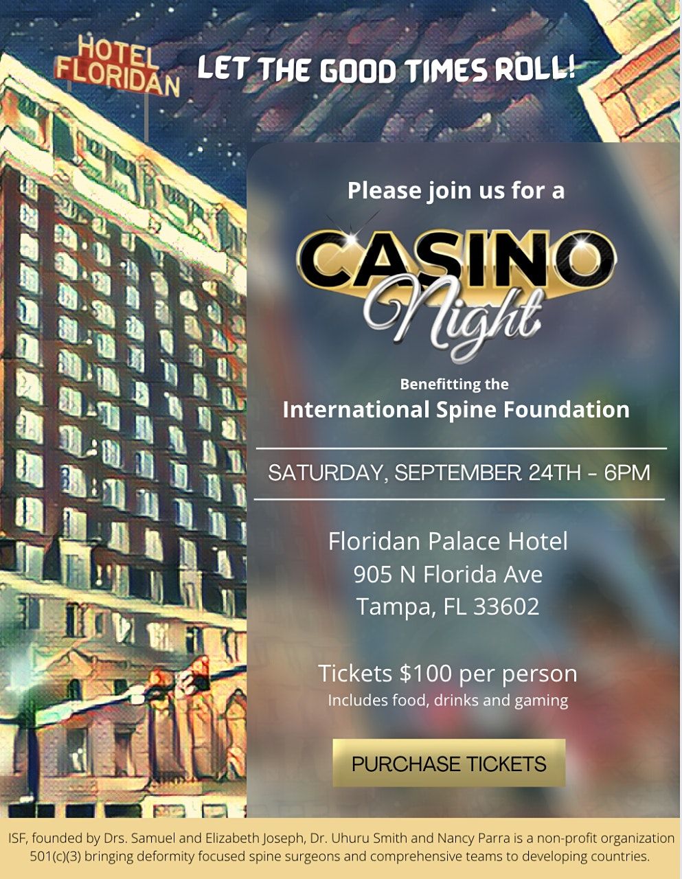 International Spine Foundation Casino Night