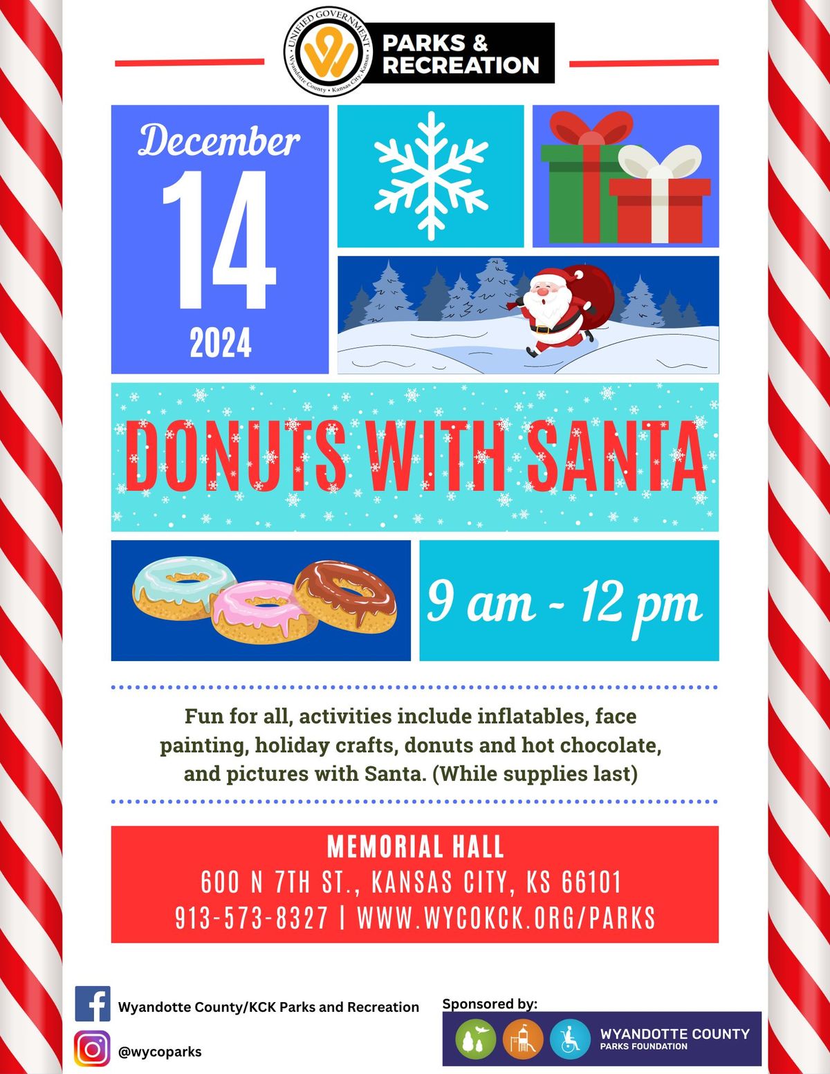 DONUTS WITH SANTA