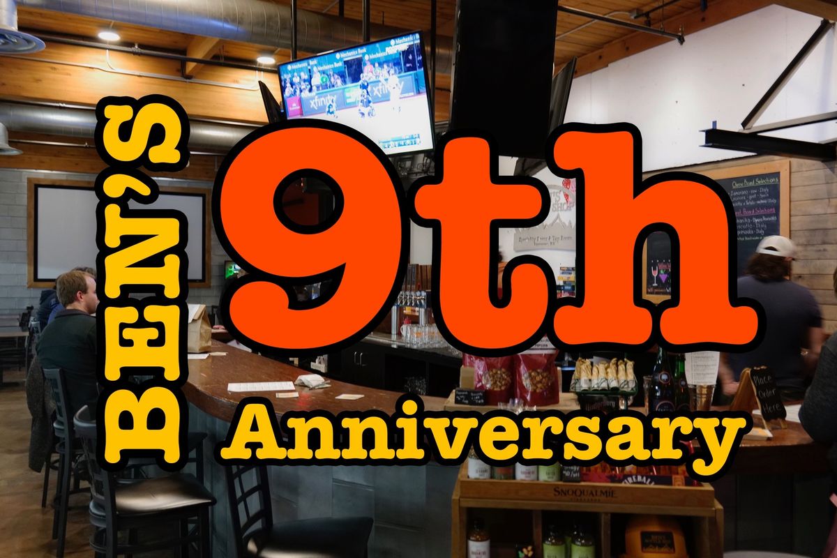 Ben's Bottle Shop's 9th Anniversary Party! \ud83c\udf88