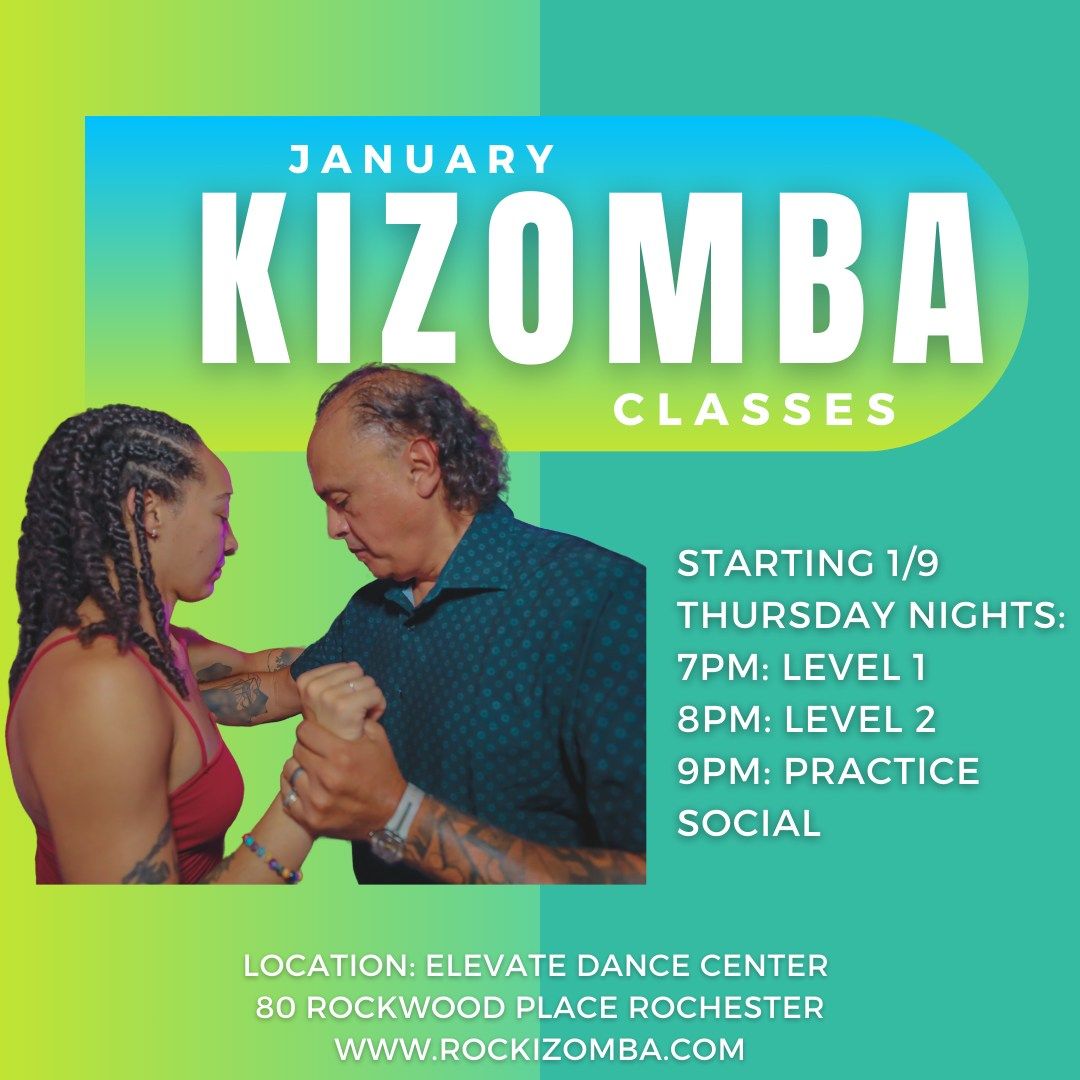 January Group Kizomba Classes - Thursdays in January at EDC!