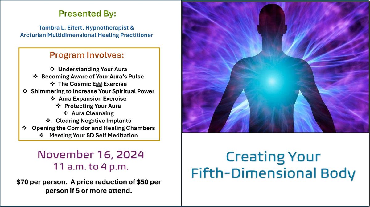 Create Your Fifth-Dimensional Body