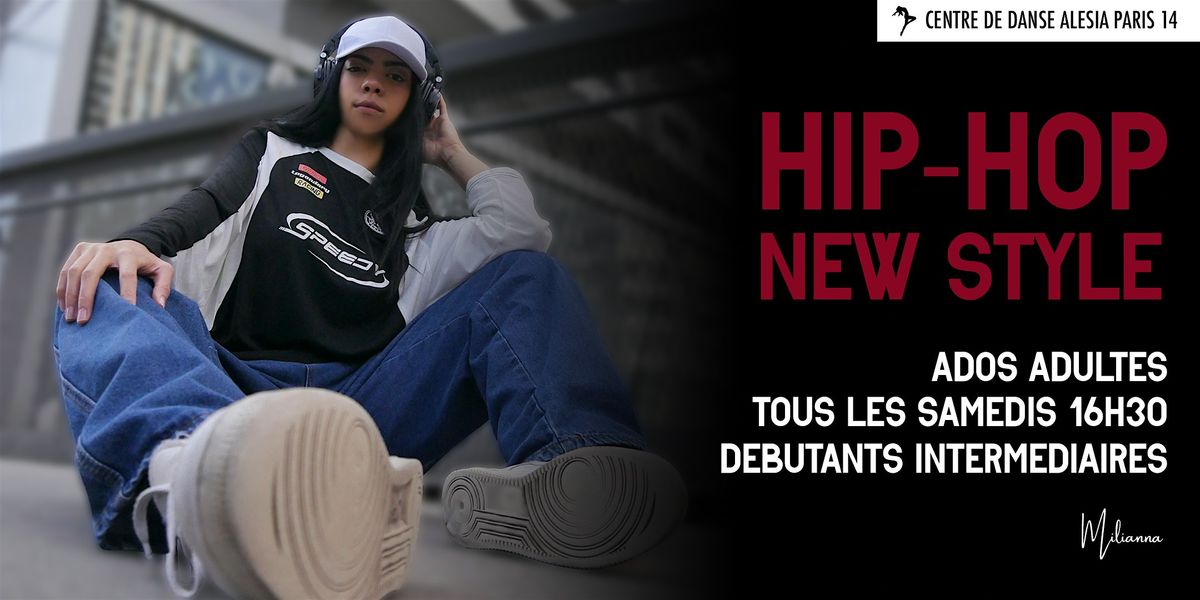 Cours de Hip-Hop New Style Adultes D\u00e9butants Interm\u00e9diaires