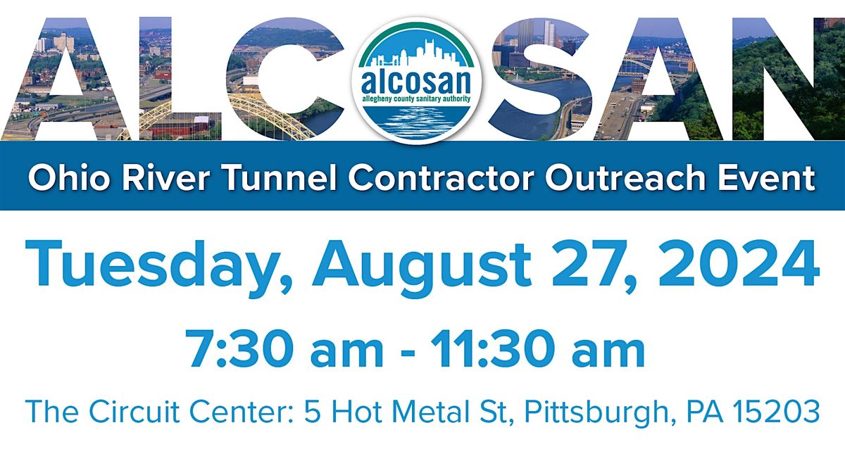 ALCOSAN Ohio River Tunnel Contractor Outreach Event 2024