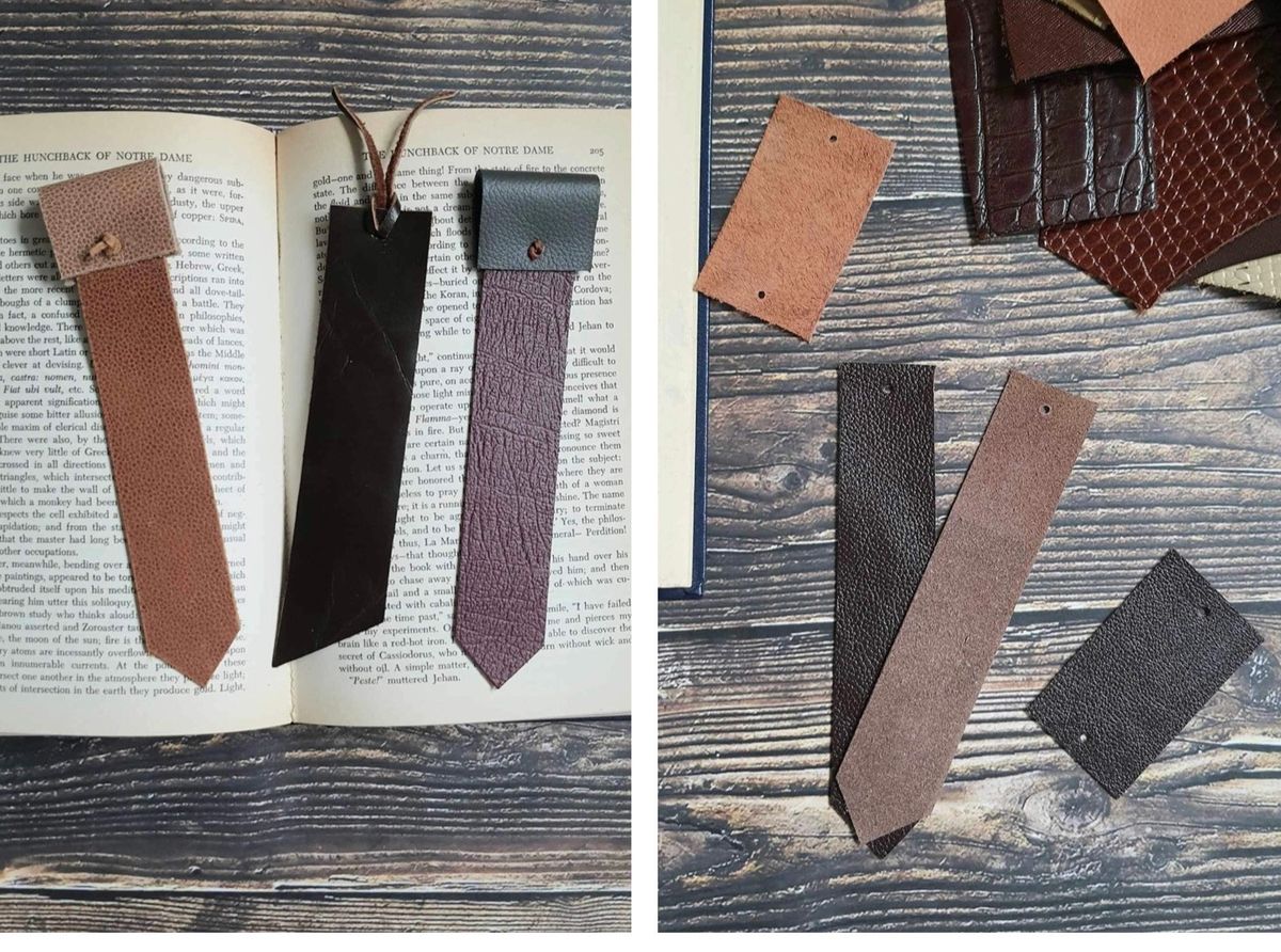 Make your own Leather Bookmark 