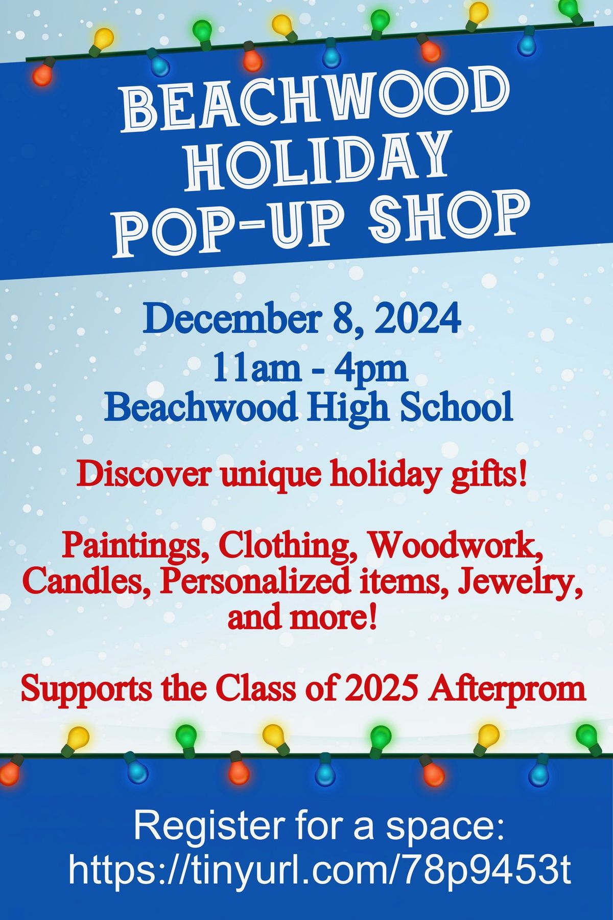 Beachwood Holiday Pop Up Shop