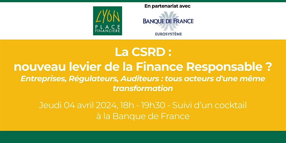 La CSRD : nouveau levier de la Finance Responsable ?