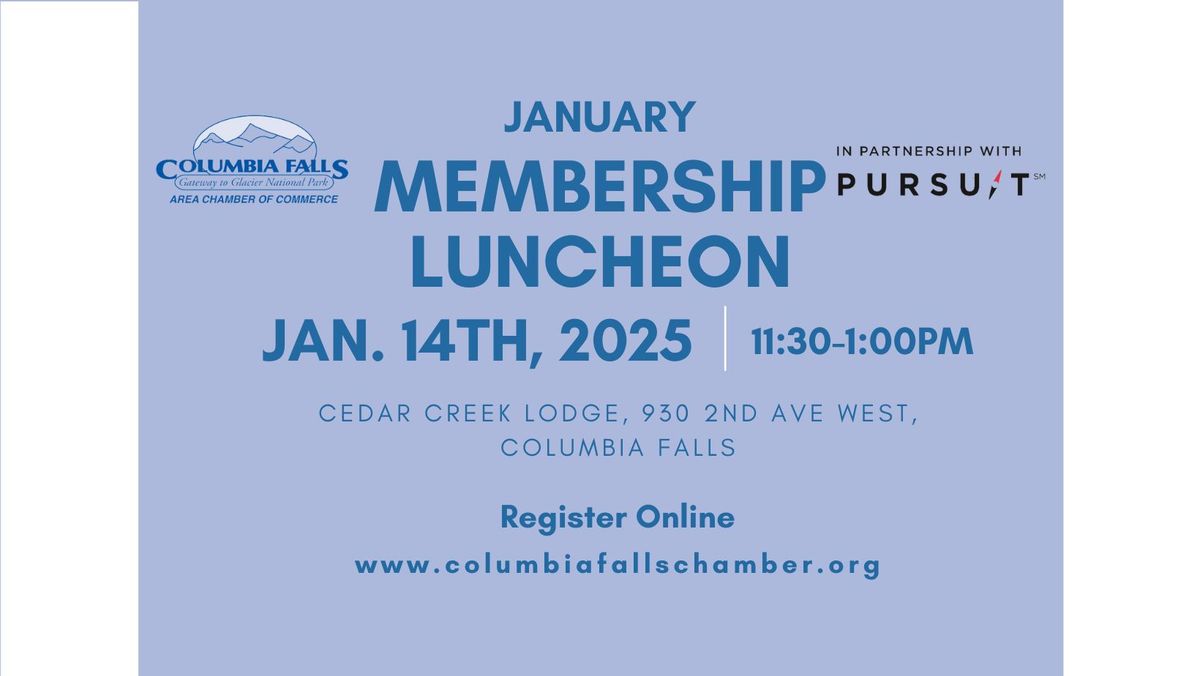 January Membership Luncheon