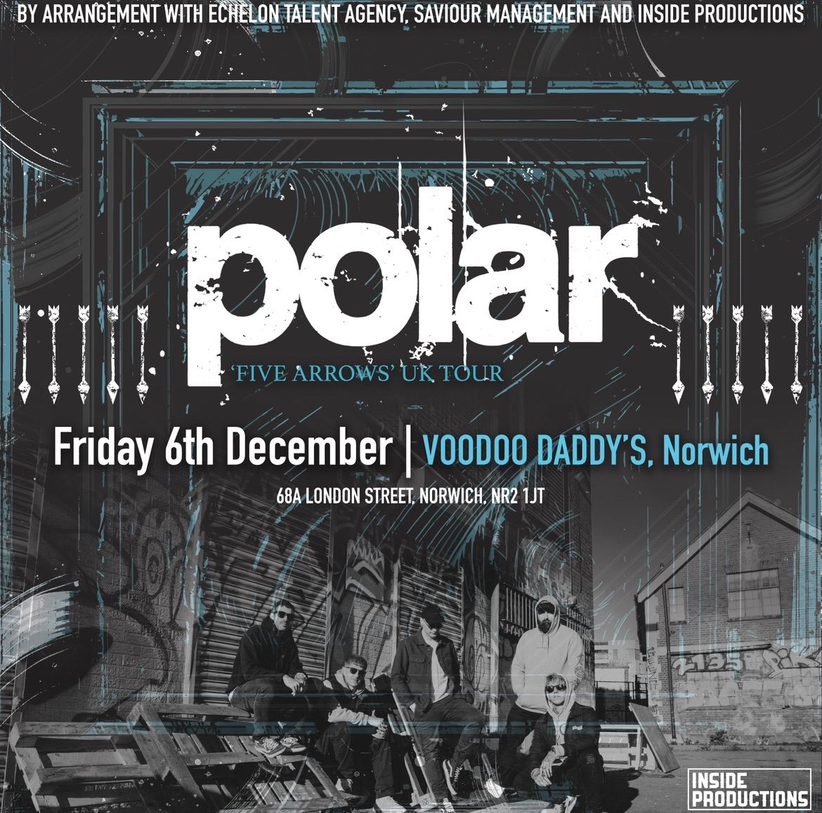 POLAR + support live at Voodoo Daddy's, Norwich