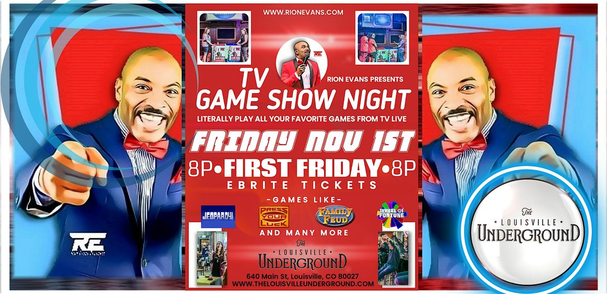 TV GAME SHOW NIGHT w\/ RION EVANS