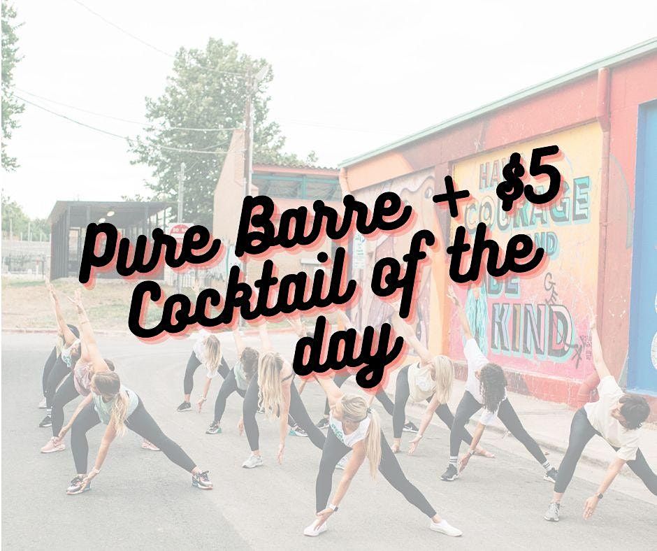 Pure Barre Classic Class + Extended Happy Hour at Easy Tiger 7th Street