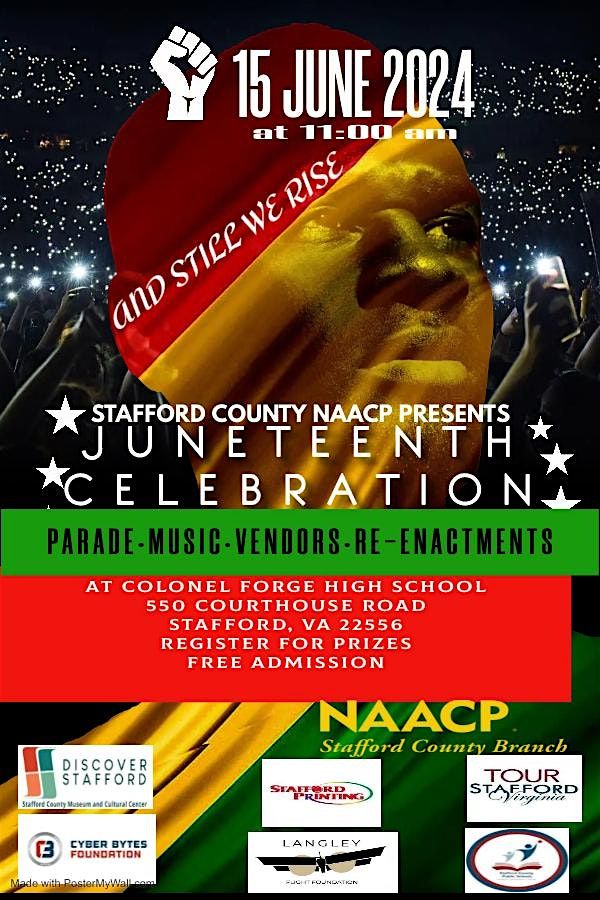 Stafford NAACP Presents the 2024 Juneteenth Celebration